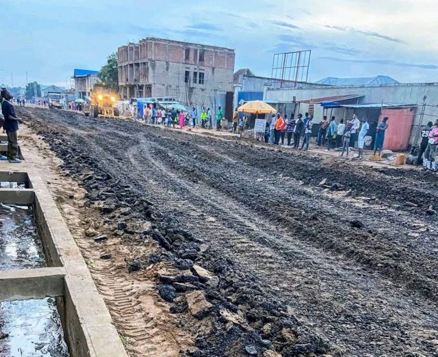 Travaux Safrimex à Kananga